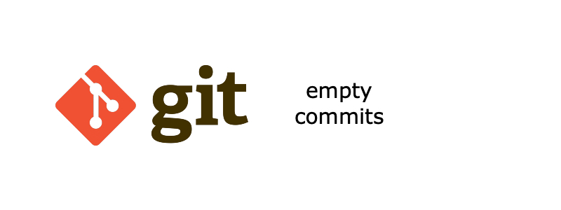 How to create empty commits in Git