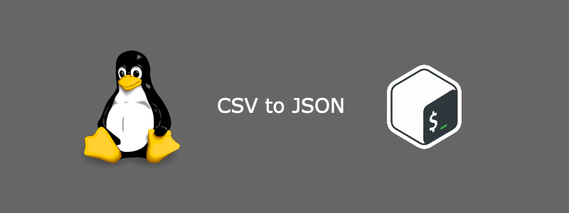 Convert Linux commands output from CSV to JSON