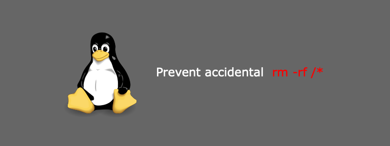 Prevent Accidental rm -rf /*
