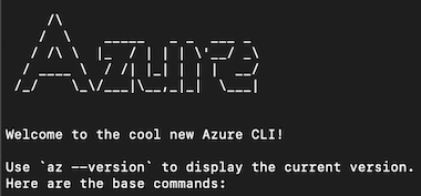 Azure CLI on macOS