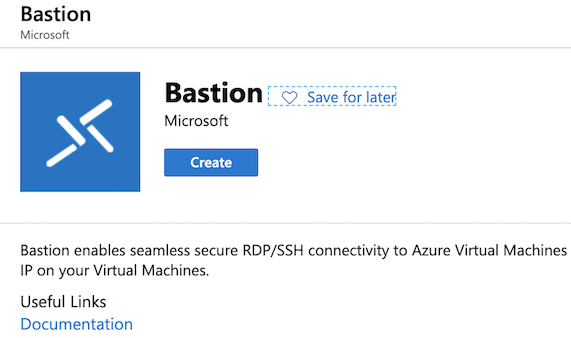 Azure Bastion marketplace